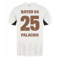 Bayer Leverkusen Exequiel Palacios #25 Auswärtstrikot 2024-25 Kurzarm